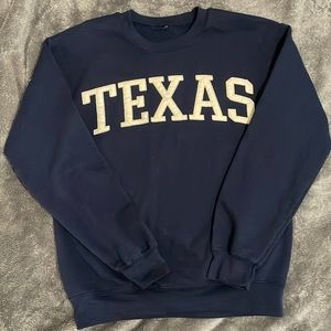 vintage embroidered texas crewneck